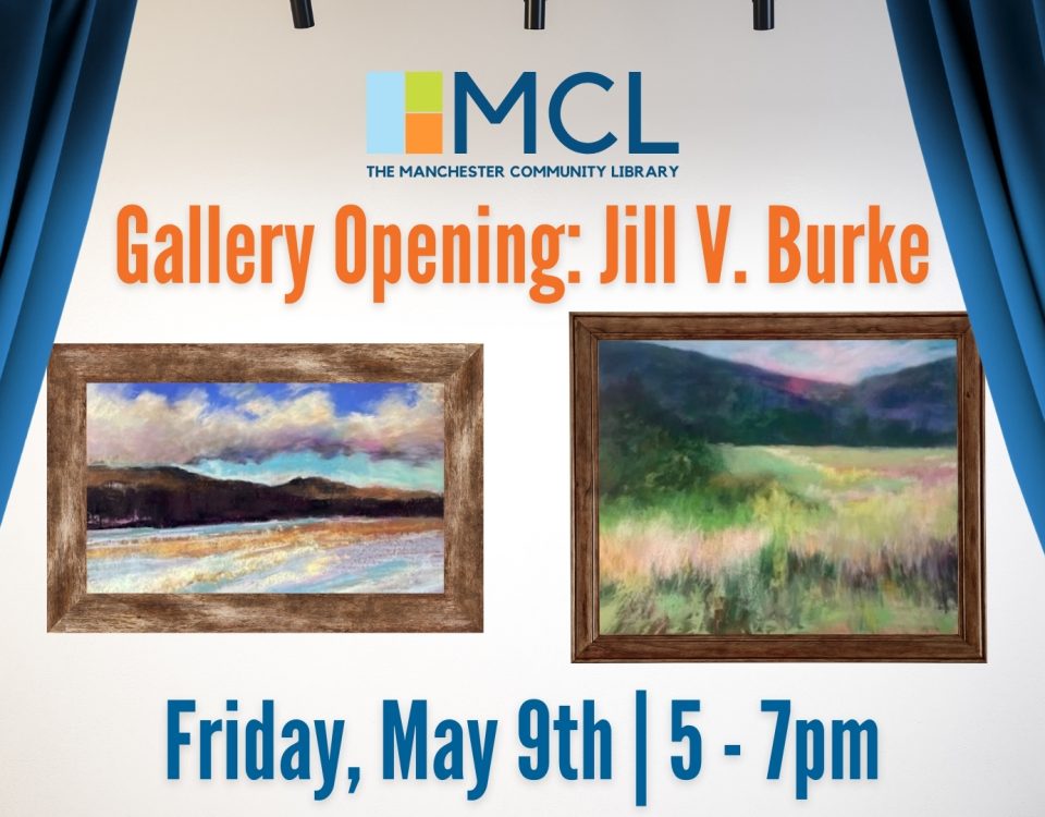 Gallery Opening promotional image for Jill V Burke's exhibition May to June 2025