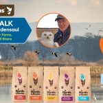 Birds & Beans Coffee Talk Promotional image with a lot of logos and nonsense.
