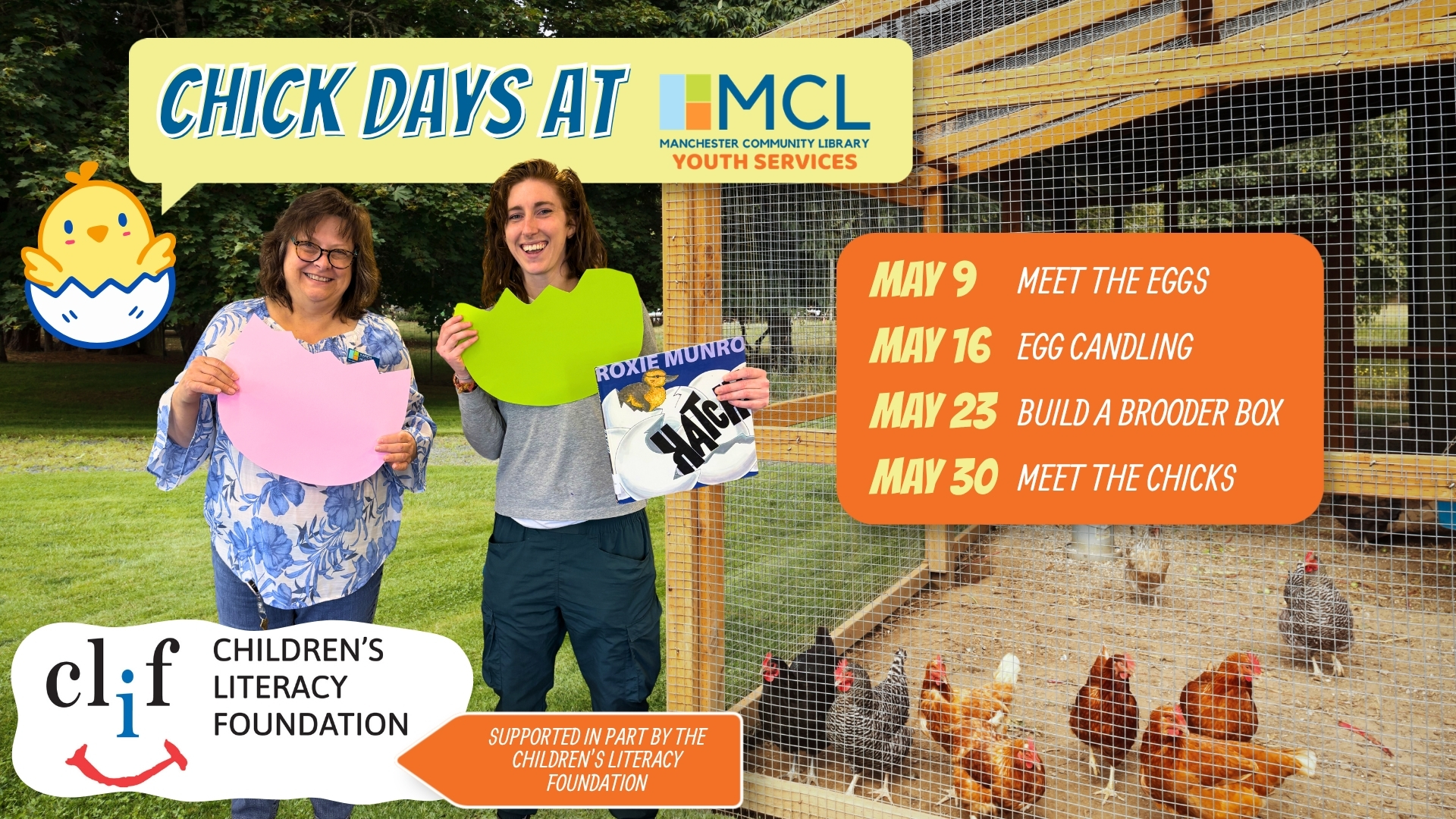 “Chick Days” at MCL This May!